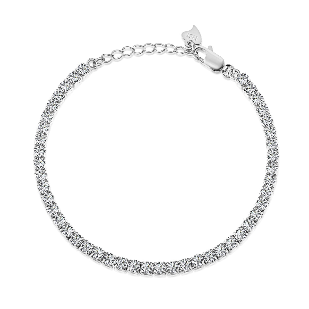 [Aurelle Style]Sparkling Round Cut Daily Bracelet