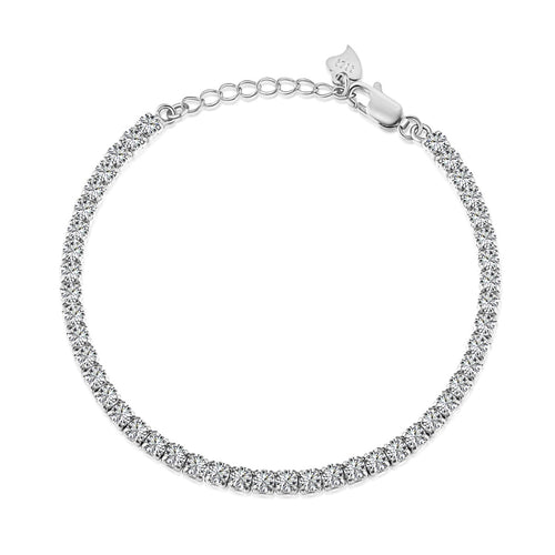 [Aurelle Style]Sparkling Round Cut Daily Bracelet