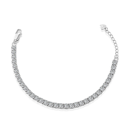[Aurelle Style]Sparkling Radiant Princess Cut Tennis Bracelet