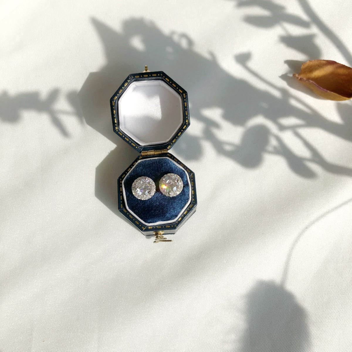 [Aurelle Style]Classic Princess Round Shape Earrings