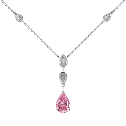 [Aurelle Style]Dazzling Pear Cut Necklace