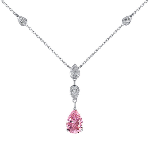 [Aurelle Style]Dazzling Pear Cut Necklace