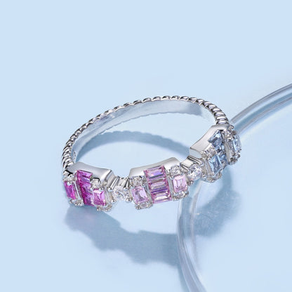 [Aurelle Style]Unique Colorful Emerald Cut Party Ring