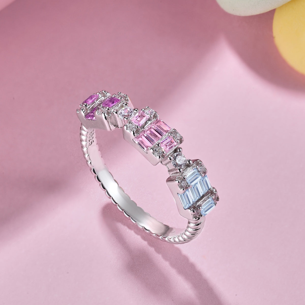 [Aurelle Style]Unique Colorful Emerald Cut Party Ring
