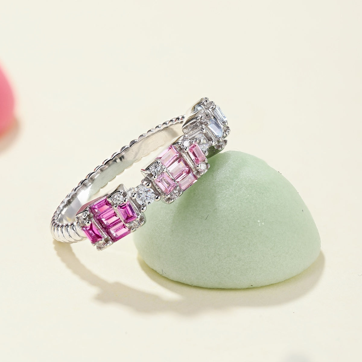 [Aurelle Style]Unique Colorful Emerald Cut Party Ring