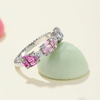 [Aurelle Style]Unique Colorful Emerald Cut Party Ring