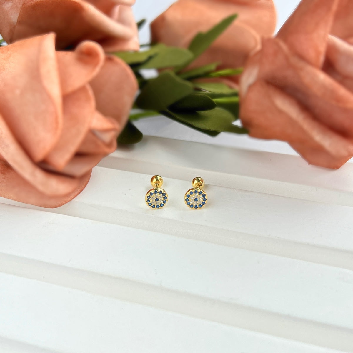 [Aurelle Style]Devil's Eye Ear Bone Nail Earrings