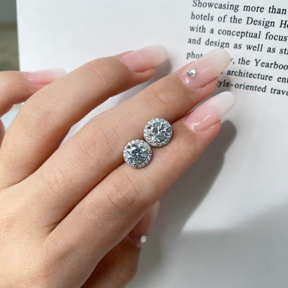 [Aurelle Style]Classic Princess Round Shape Earrings