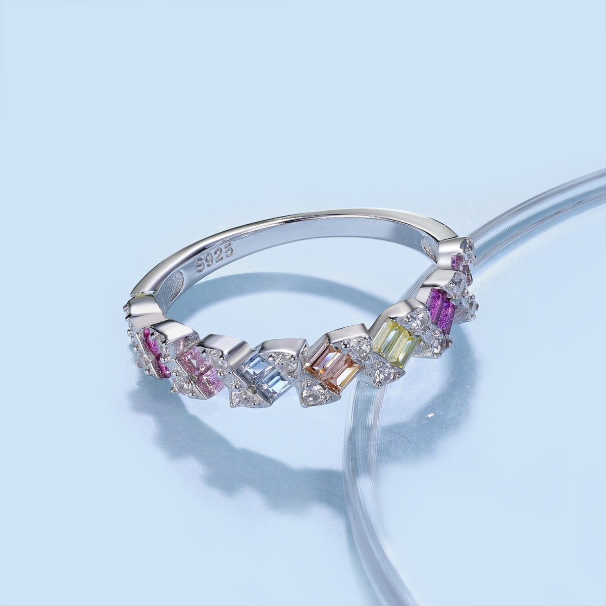 [Aurelle Style]Delicate Vibrant Emerald Cut Daily Ring