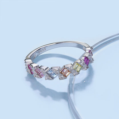 [Aurelle Style]Delicate Vibrant Emerald Cut Daily Ring