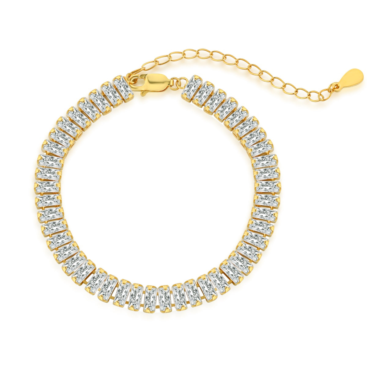 [Aurelle Style]Exquisite Emerald Cut Daily Bracelet