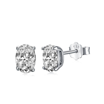 [Aurelle Style]Oval Classic Dignified Elegant Earrings