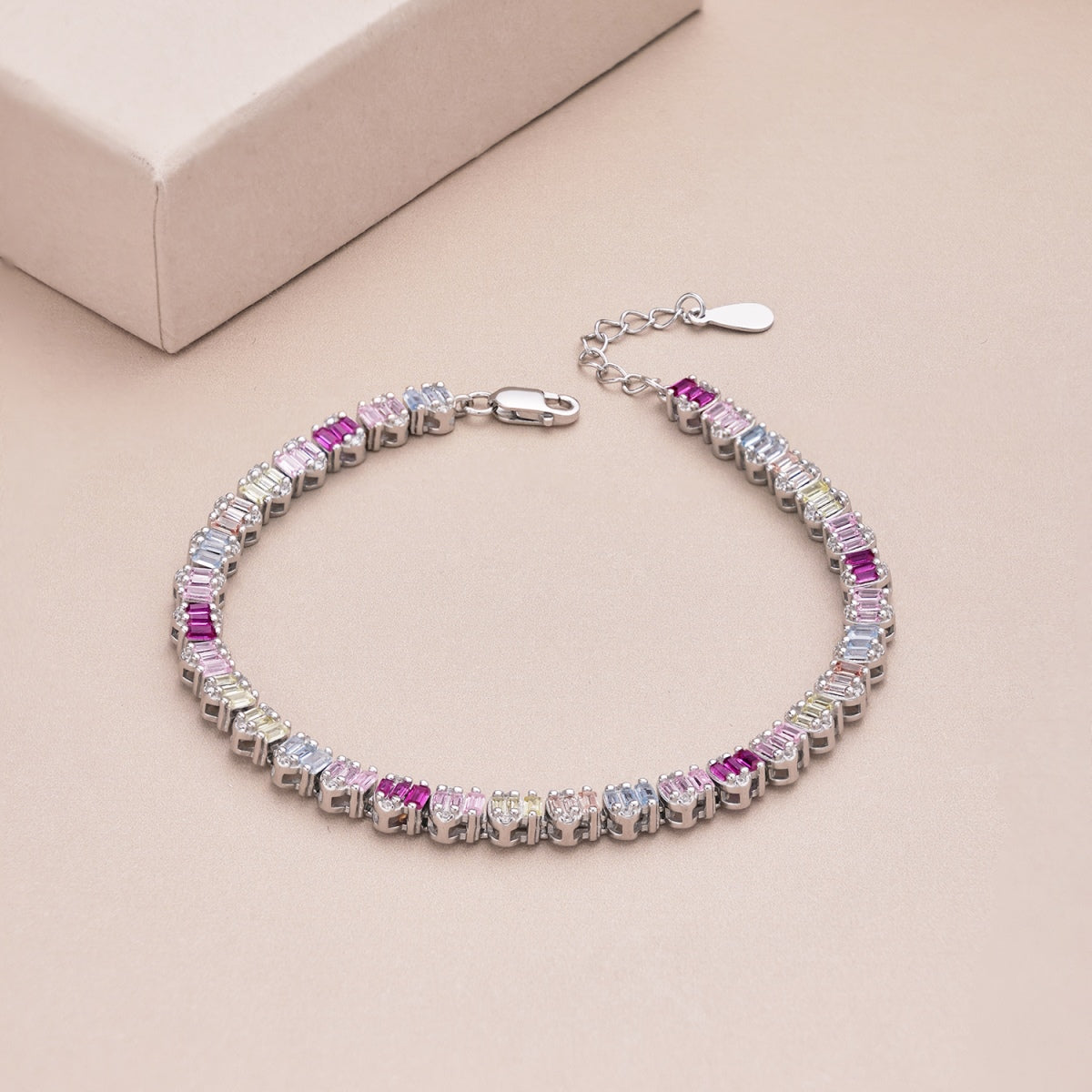 [Aurelle Style]Delicate Colorful Emerald Cut Party Bracelet