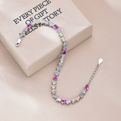 [Aurelle Style]Delicate Colorful Emerald Cut Party Bracelet
