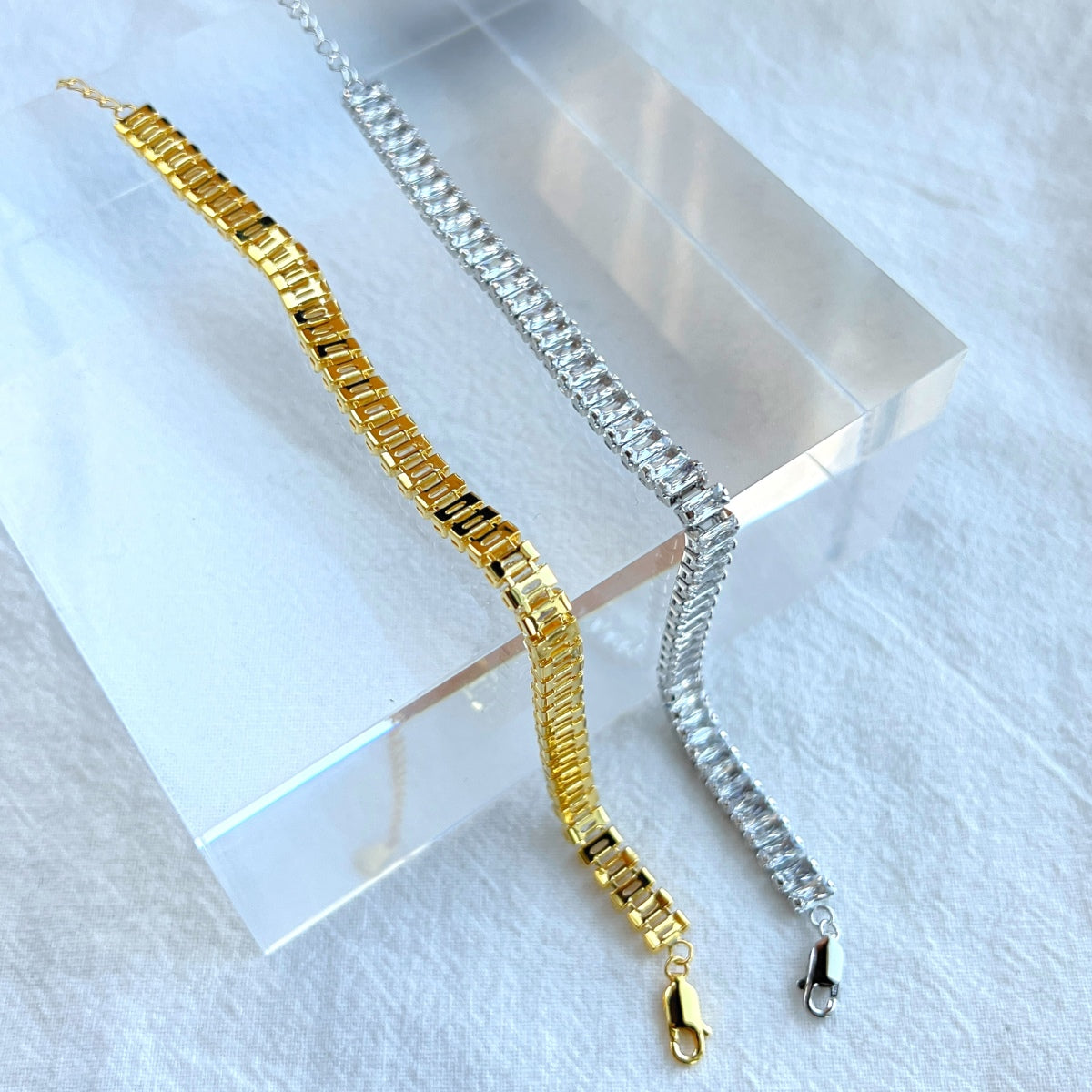 [Aurelle Style]Exquisite Emerald Cut Daily Bracelet