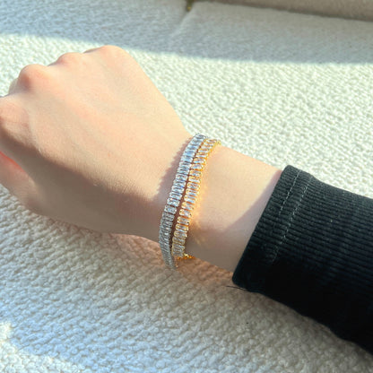 [Aurelle Style]Exquisite Emerald Cut Daily Bracelet