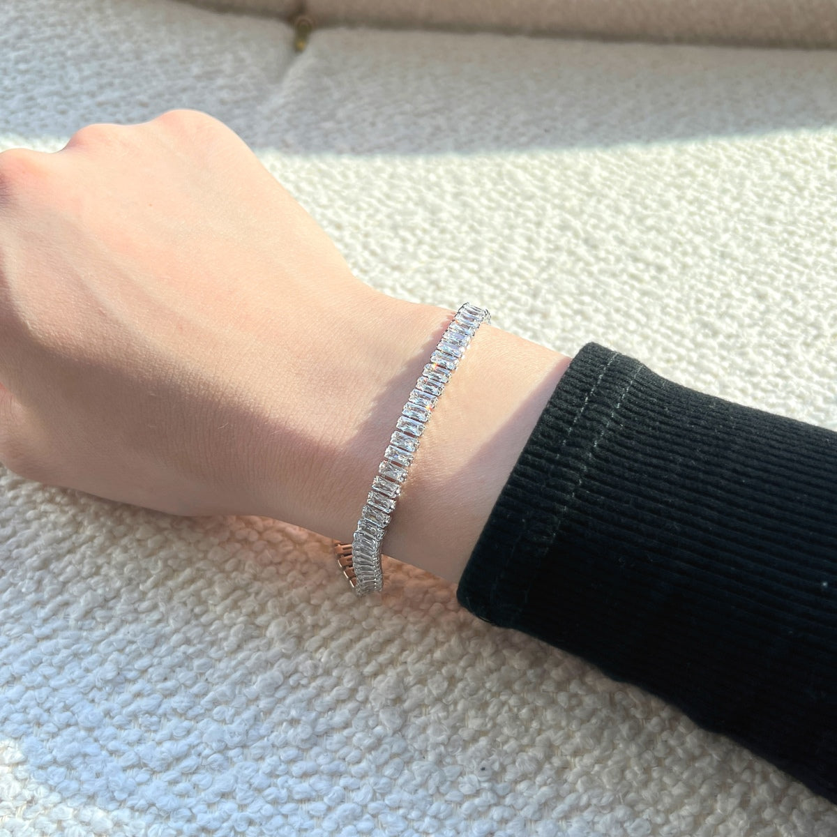 [Aurelle Style]Exquisite Emerald Cut Daily Bracelet