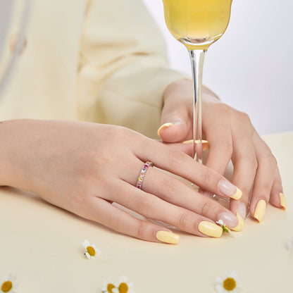 [Aurelle Style]Dazzling Lustrous Round Cut Tennis Ring