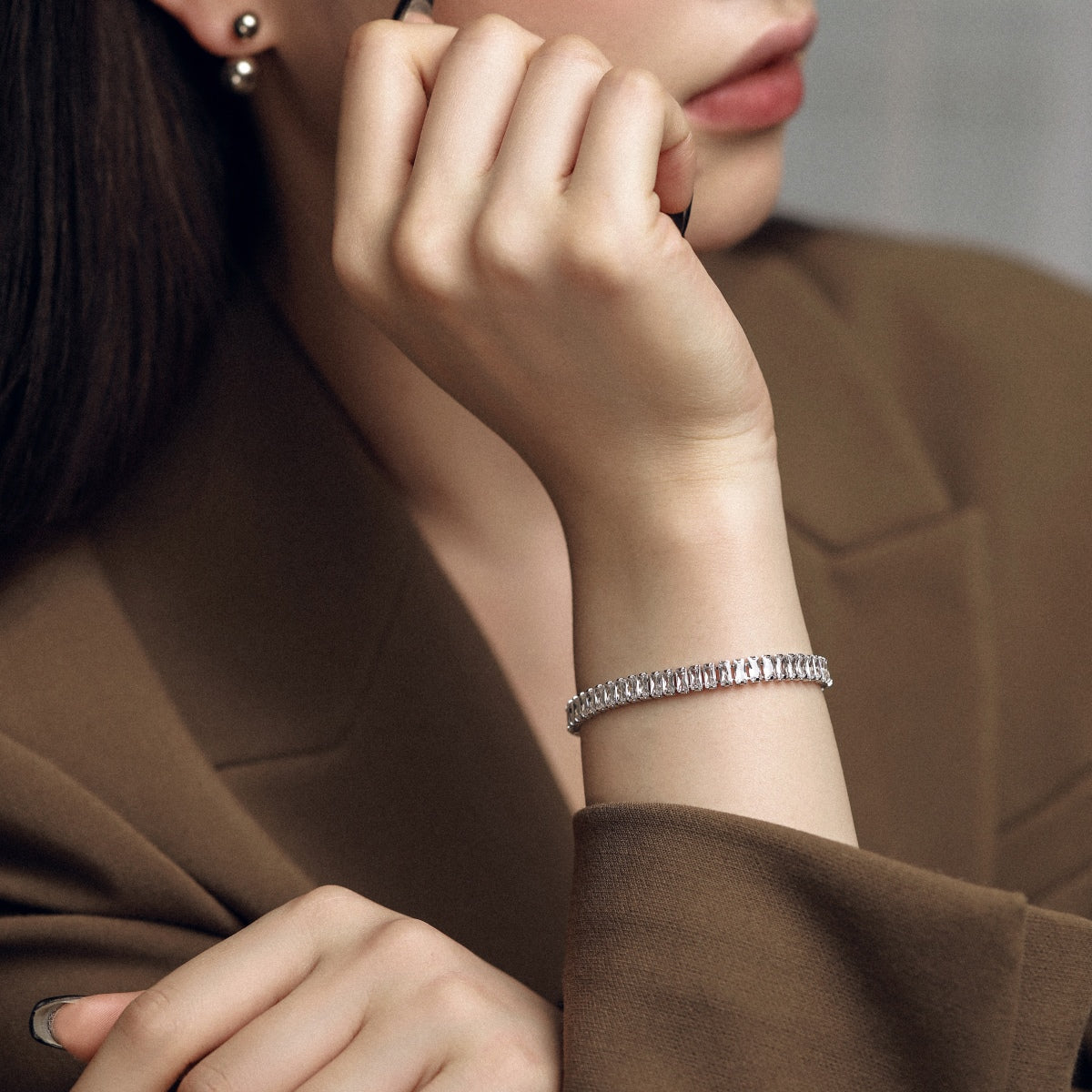 [Aurelle Style]Exquisite Emerald Cut Daily Bracelet