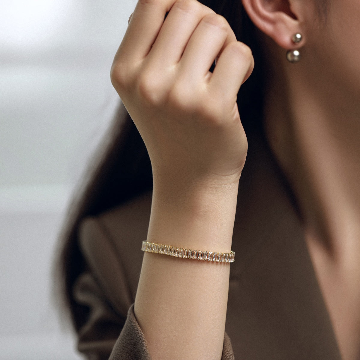 [Aurelle Style]Exquisite Emerald Cut Daily Bracelet