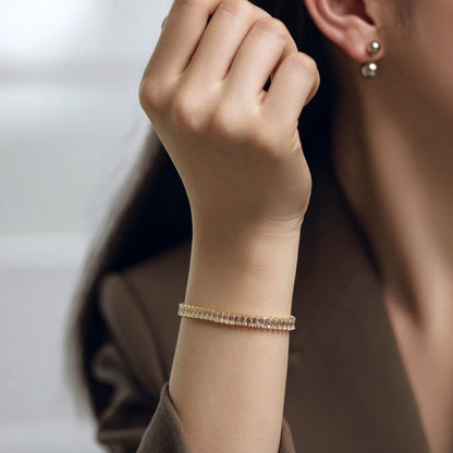 [Aurelle Style]Exquisite Emerald Cut Daily Bracelet