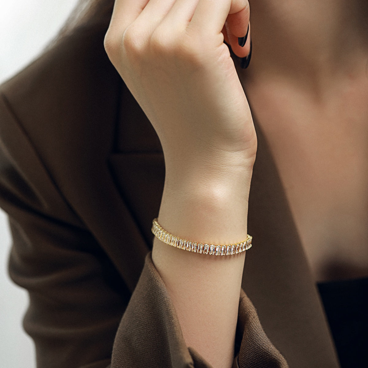 [Aurelle Style]Exquisite Emerald Cut Daily Bracelet