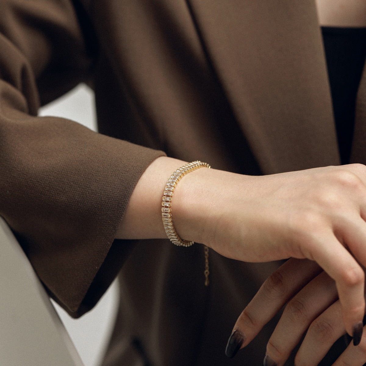 [Aurelle Style]Exquisite Emerald Cut Daily Bracelet