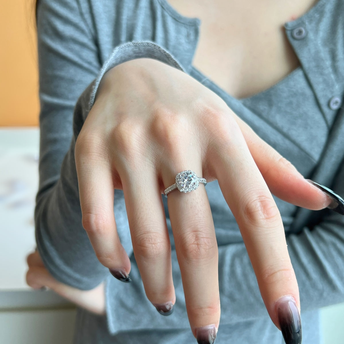 [Aurelle Style]Dazzling Resplendent Round Cut Wedding Ring