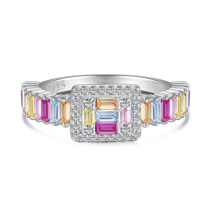 [Aurelle Style]Exquisite Colorful Radiant Cut Party Ring
