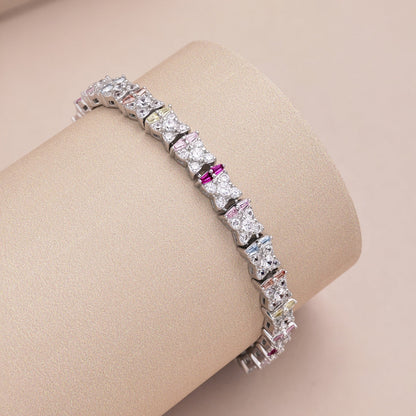 [Aurelle Style]Unique Colorful Flower Shape Daily Bracelet