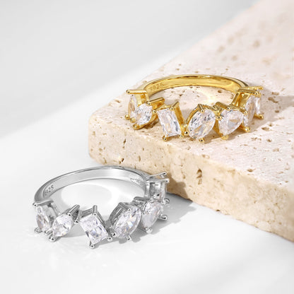 [Aurelle Style]Delicate Multi Cut Ring