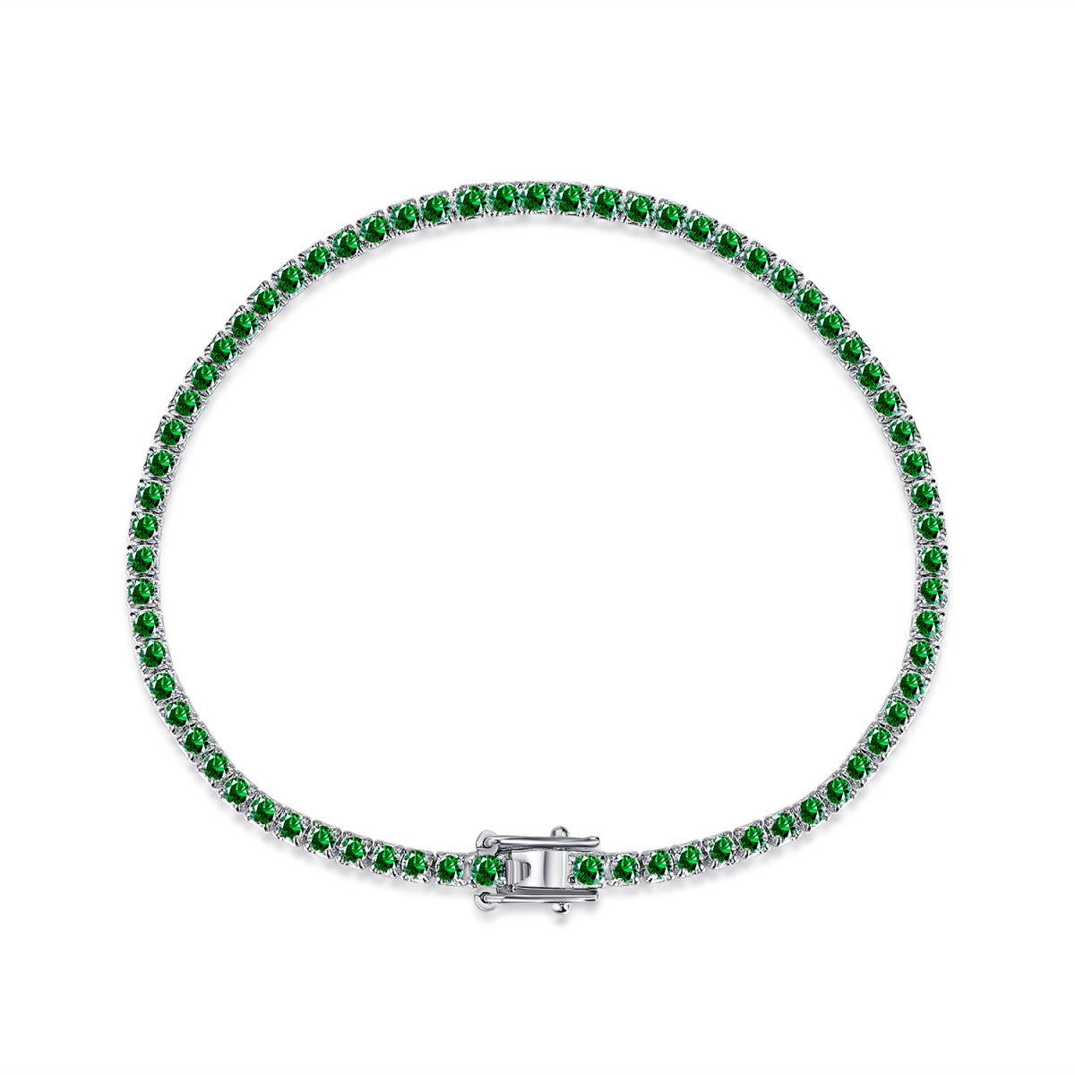 [Aurelle Style]Dazzling Colorful Round Cut Daily Bracelet