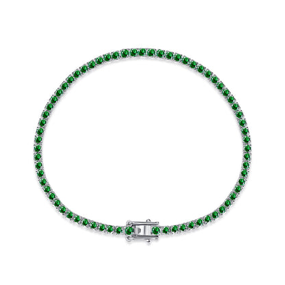 [Aurelle Style]Dazzling Colorful Round Cut Daily Bracelet