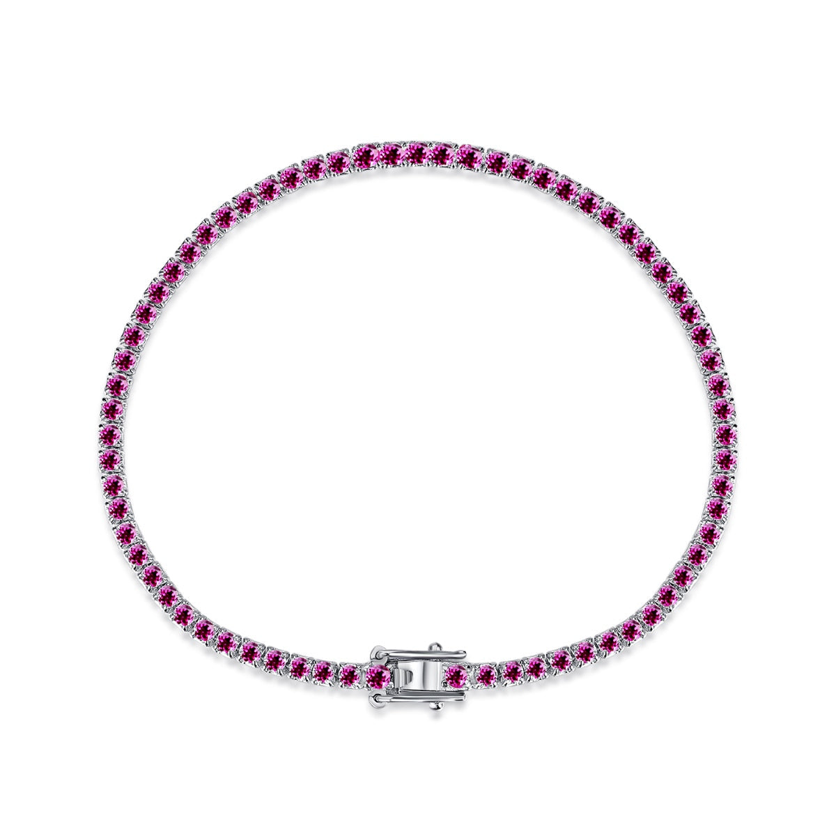 [Aurelle Style]Dazzling Colorful Round Cut Daily Bracelet