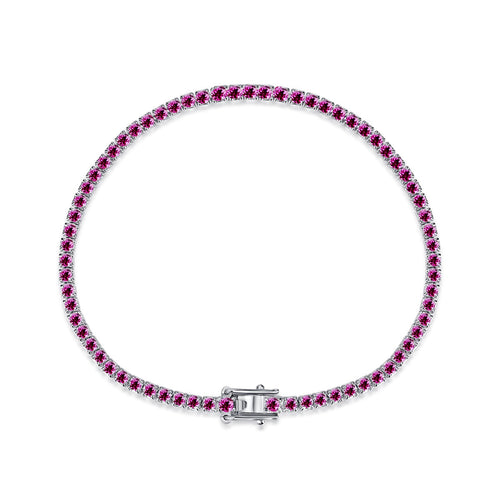 [Aurelle Style]Dazzling Colorful Round Cut Daily Bracelet