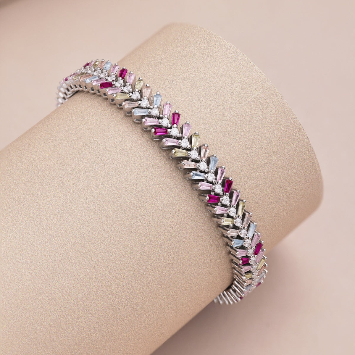 [Aurelle Style]Dainty Radiant Emerald Cut Daily Bracelet
