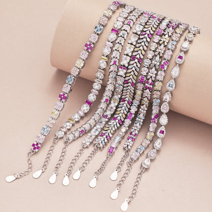 [Aurelle Style]Dainty Radiant Emerald Cut Daily Bracelet
