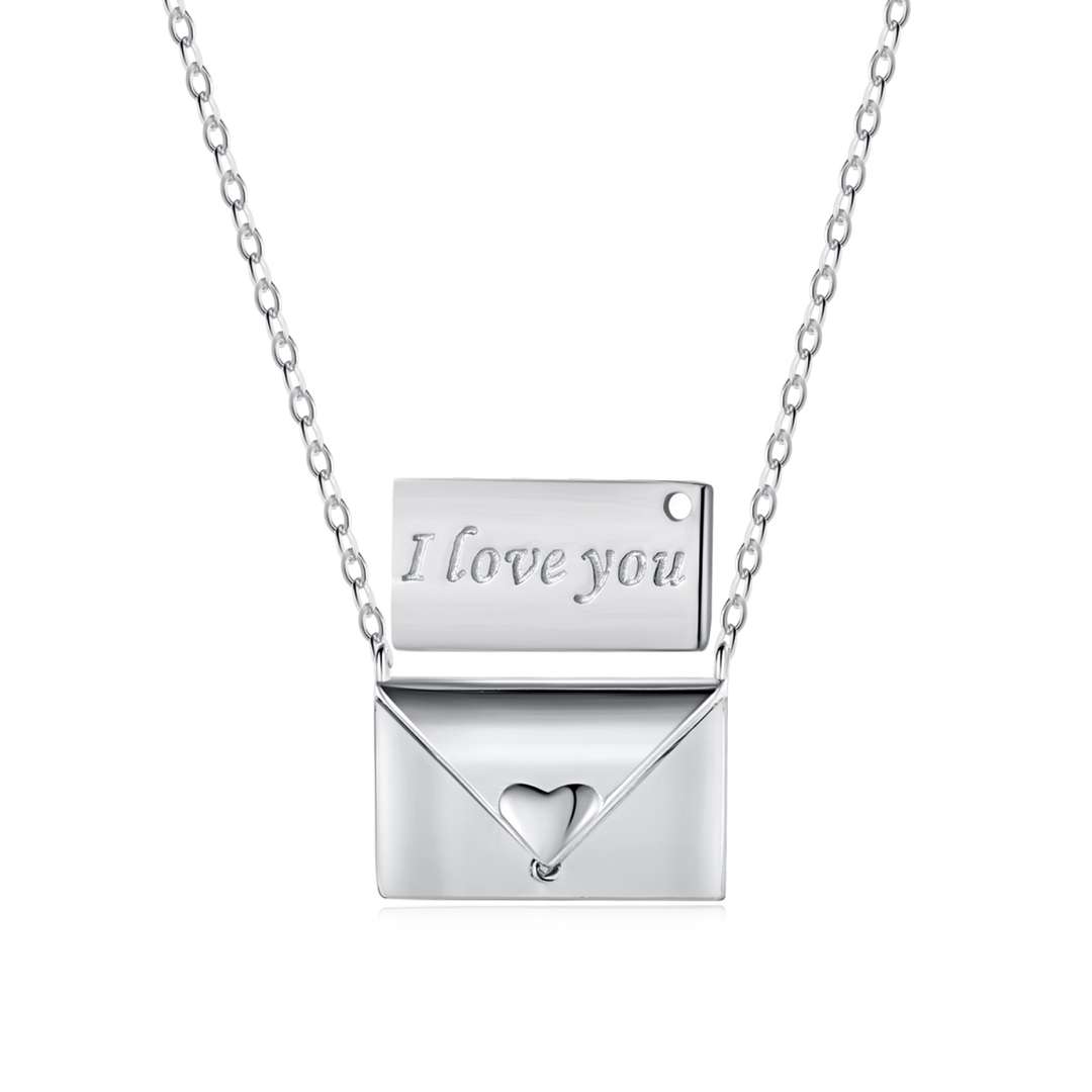 [Aurelle Style]Envelope Heart Shape Mother's Day Necklace