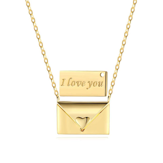[Aurelle Style]Envelope Heart Shape Mother's Day Necklace