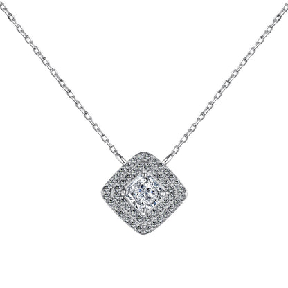 [Aurelle Style]Sparkling Asscher Cut Necklace