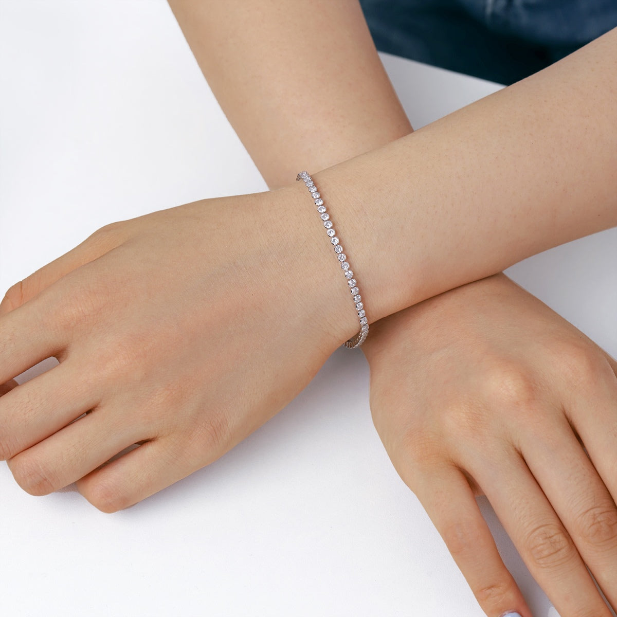 [Aurelle Style]Dazzling Sparkling Round Cut Daily Bracelet