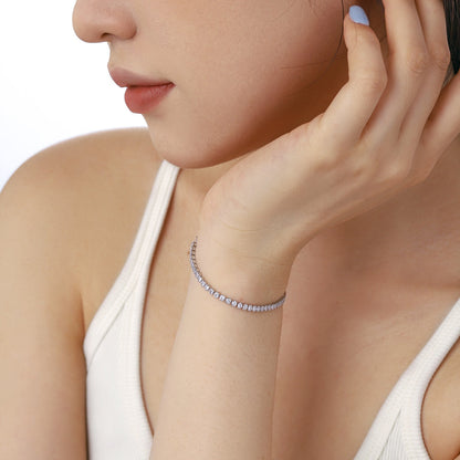 [Aurelle Style]Dazzling Sparkling Round Cut Daily Bracelet