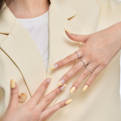 [Aurelle Style]Elegant Vivid Round Cut Daily Ring