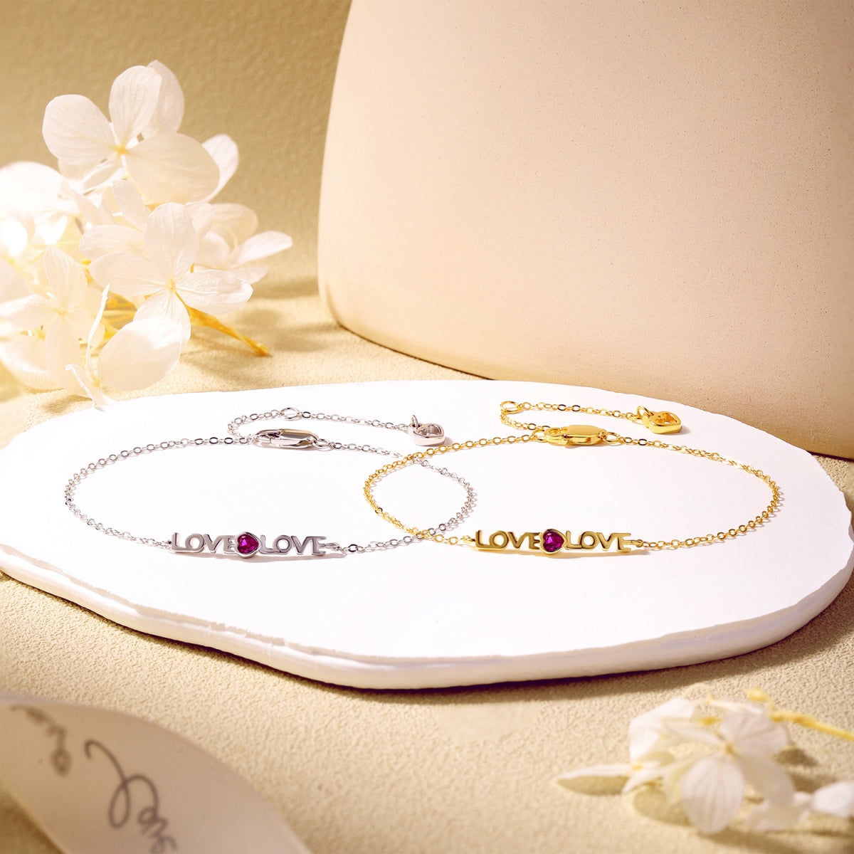 [Aurelle Style]Romantic Heart Shape Lover Bracelet