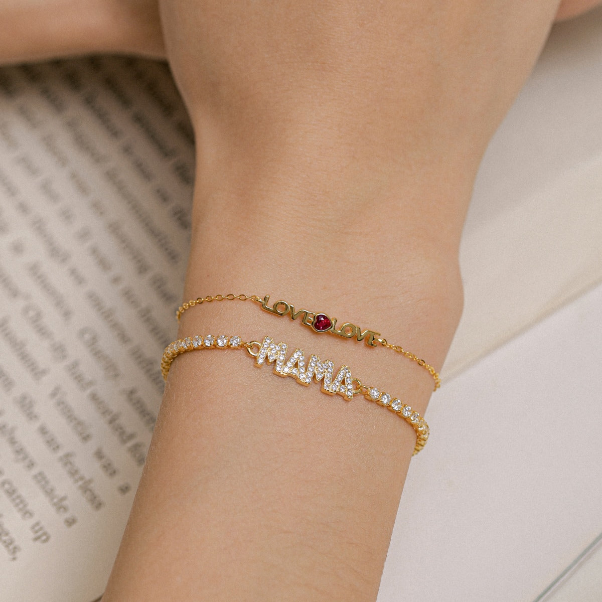 [Aurelle Style]Romantic Heart Shape Lover Bracelet