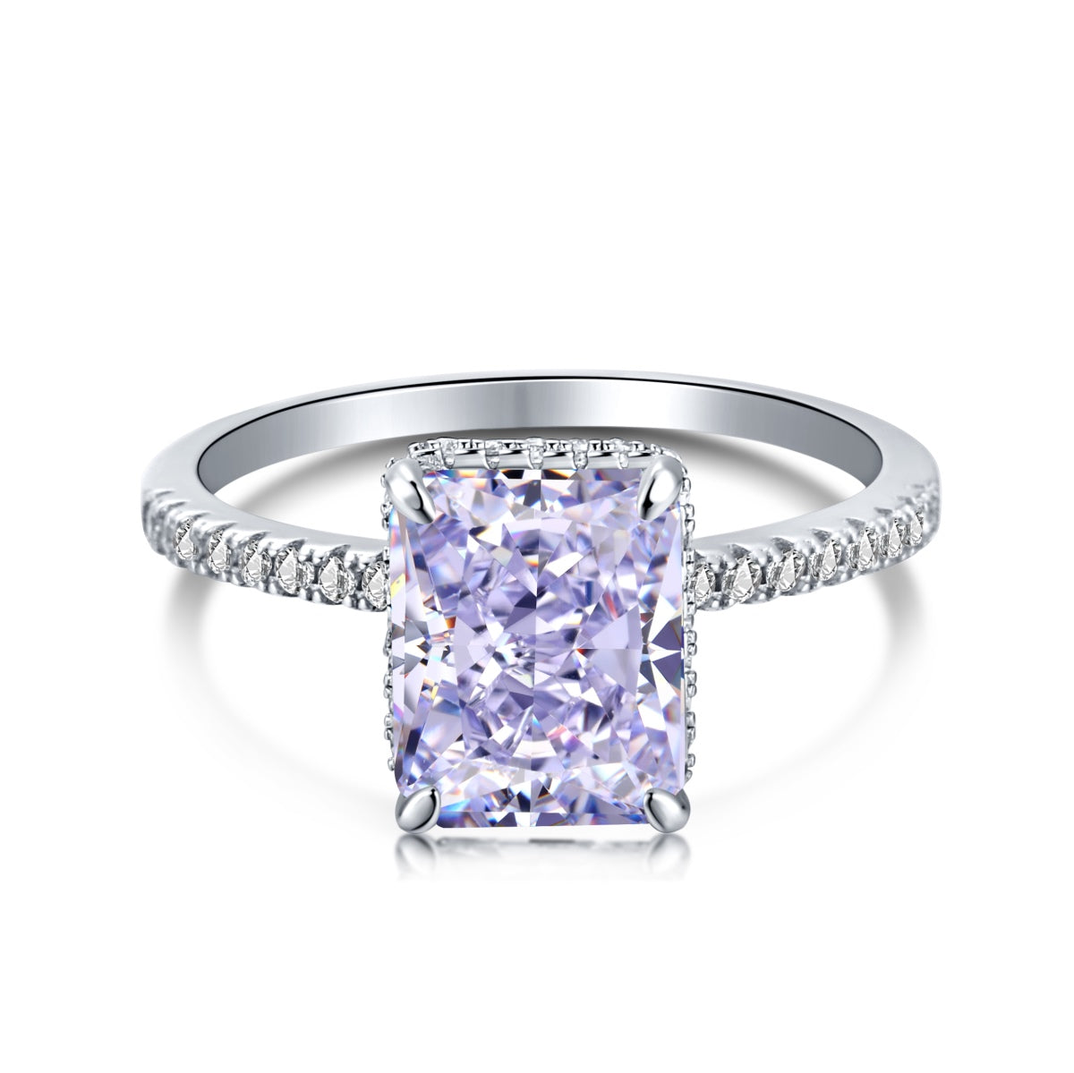 [Aurelle Style]4.0 Carat Luxurious Engagement Ring