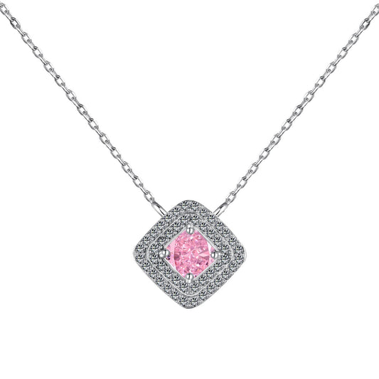 [Aurelle Style]Sparkling Asscher Cut Necklace