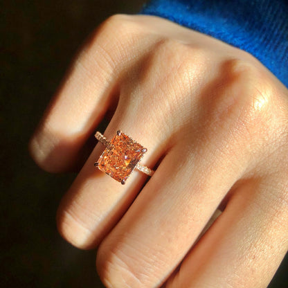 [Aurelle Style]4.0 Carat Luxurious Engagement Ring
