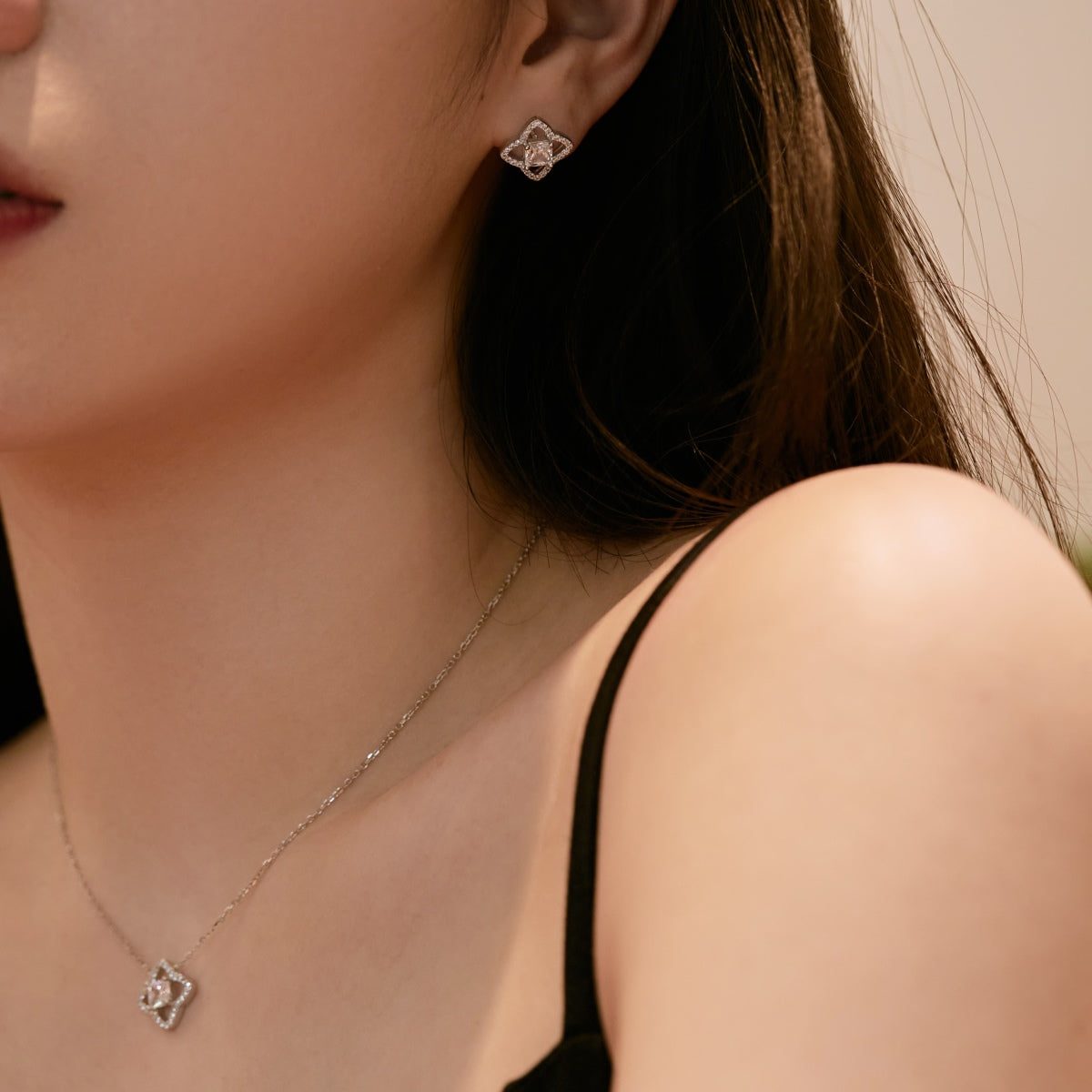 [Aurelle Style]Elegant Star Shape Princess Cut Daily Earrings
