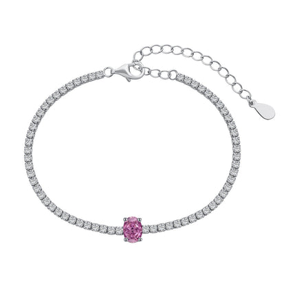 [Aurelle Style]0.75 Carat Exquisite Oval Cut Daily Bracelet